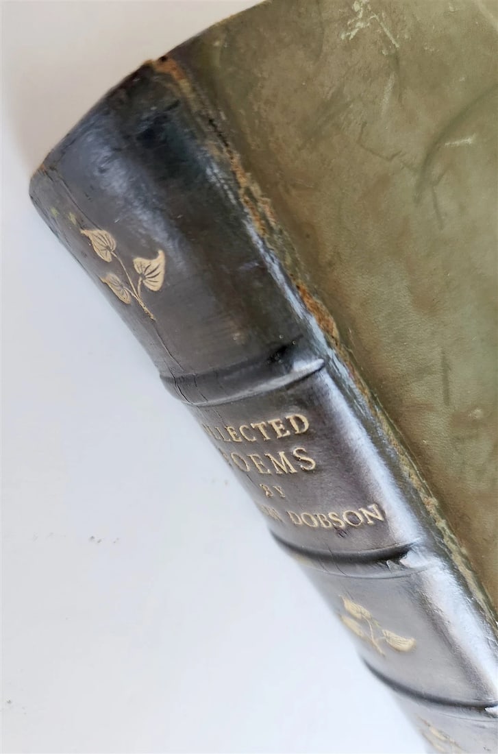 1902 SIGNED BINDING COLLECTED POEMS by Austin Dobson ANTIQUE - 7