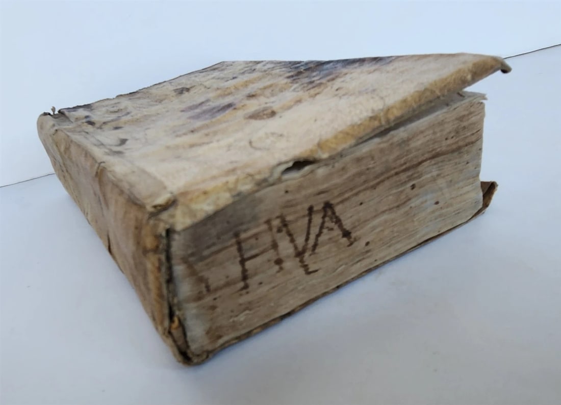 1597 Le lettere di m. Bernardo Tasso antique 16th CENTURY vellum bound - 5