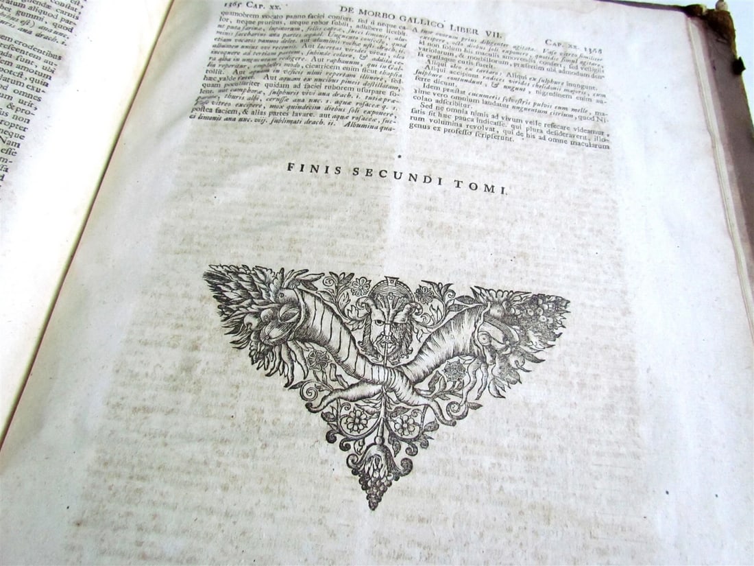 1728 APHRODISIACUS sive de lue VENEREA Aloysio Luisino FOLIO 2 v. in one antique - 11