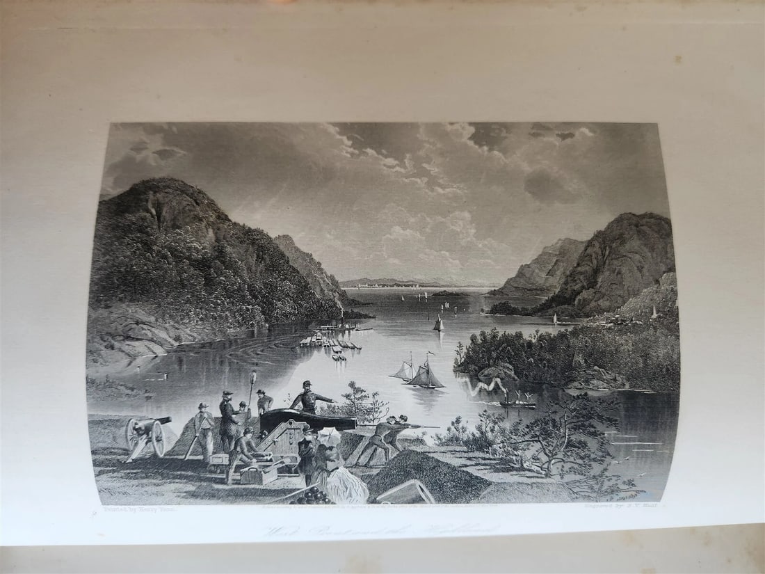 1874 PICTURESQUE AMERICA by WILLIAM BRYANT 2 FOLIO VOLUMES ILLUSTRATED antique - 14