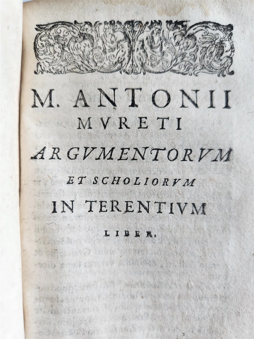 1598 COMEDIES of TERENCE ILLUSTRATED by AMMAN antique VELLUM MANUSCRIPT BINDING - 17