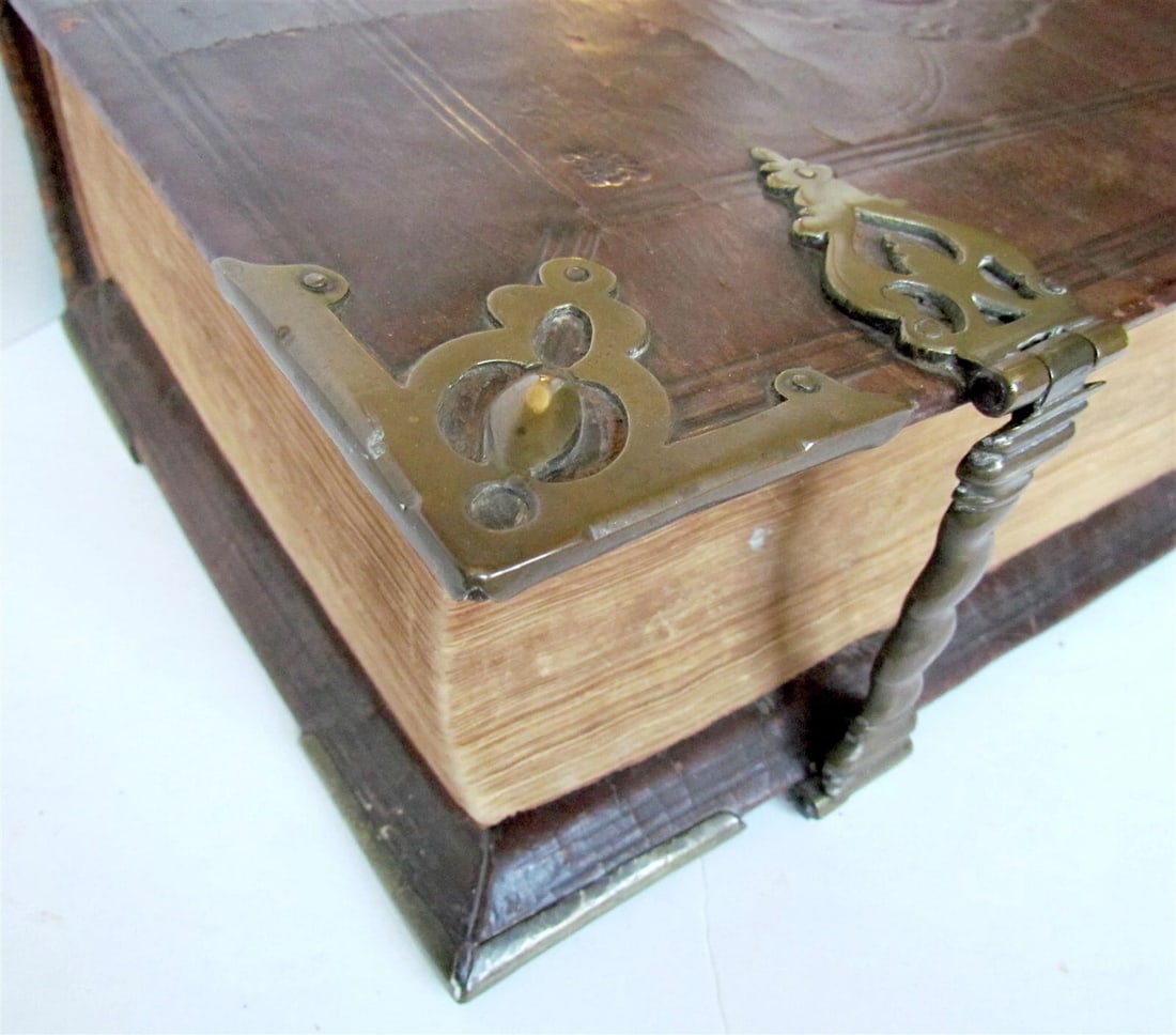 1738 BIBLE in DUTCH ILLUSTRATED w/ MAPS antique MASSIVE FOLIO BIBLIA - 11