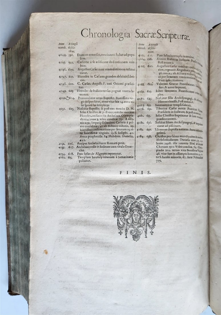 1619 BIBLE in GREEK antique BLIND TOOLED PIGSKIN BOUND FOLIO - 13