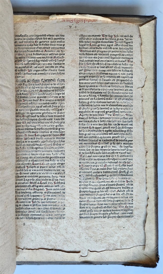 1619 BIBLE in GREEK antique BLIND TOOLED PIGSKIN BOUND FOLIO - 14