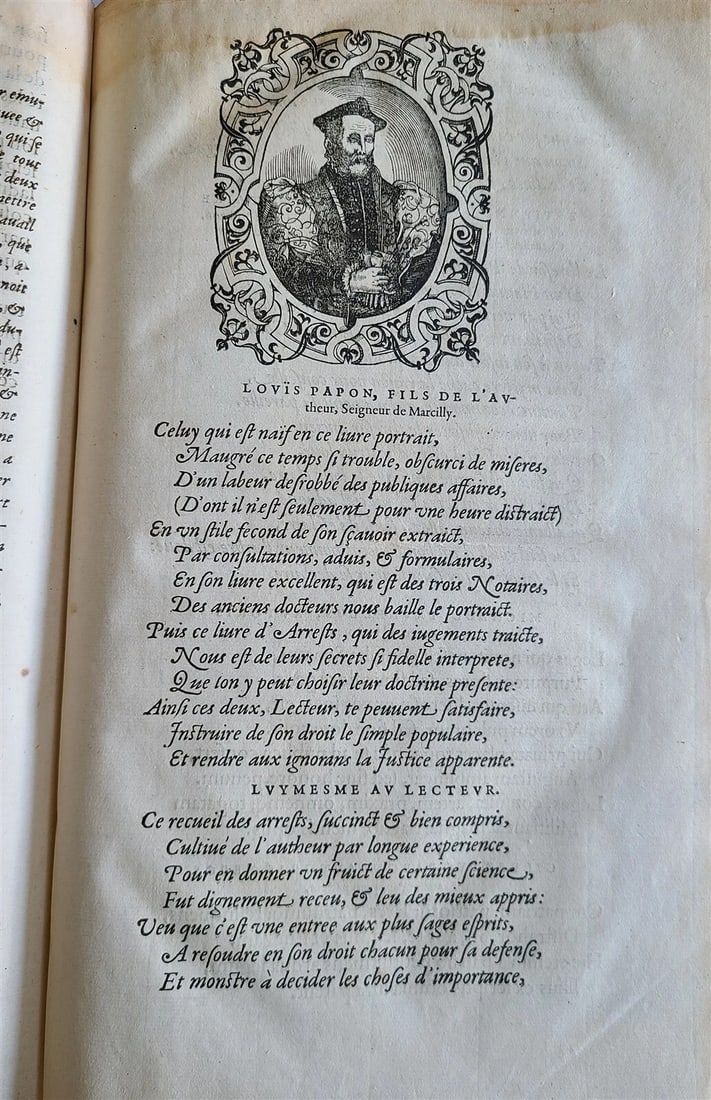 1568 NOTABLE JUDGMENTS OF SOVEREIGN COURTS OF FRANCE antique ARMORIAL BINDING - 3