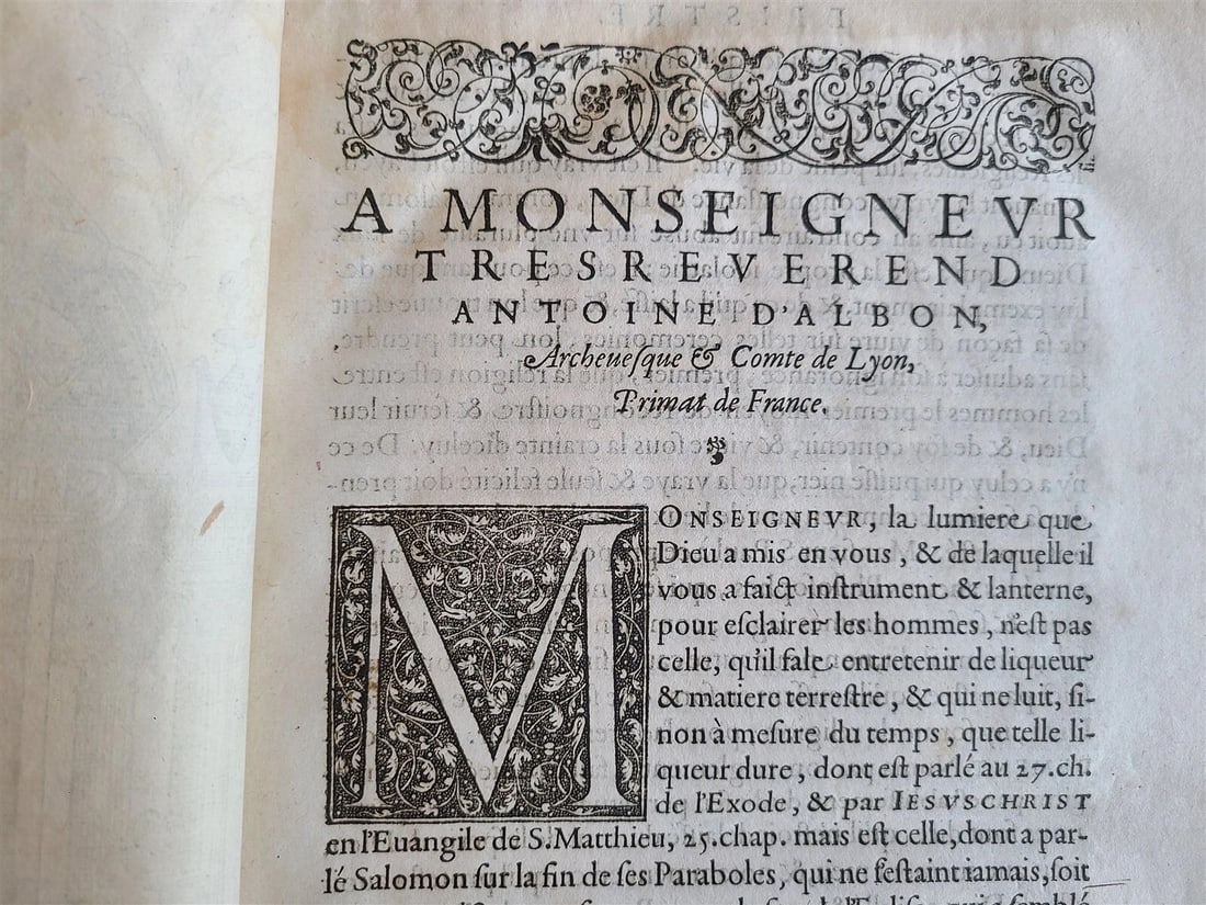 1568 NOTABLE JUDGMENTS OF SOVEREIGN COURTS OF FRANCE antique ARMORIAL BINDING - 6