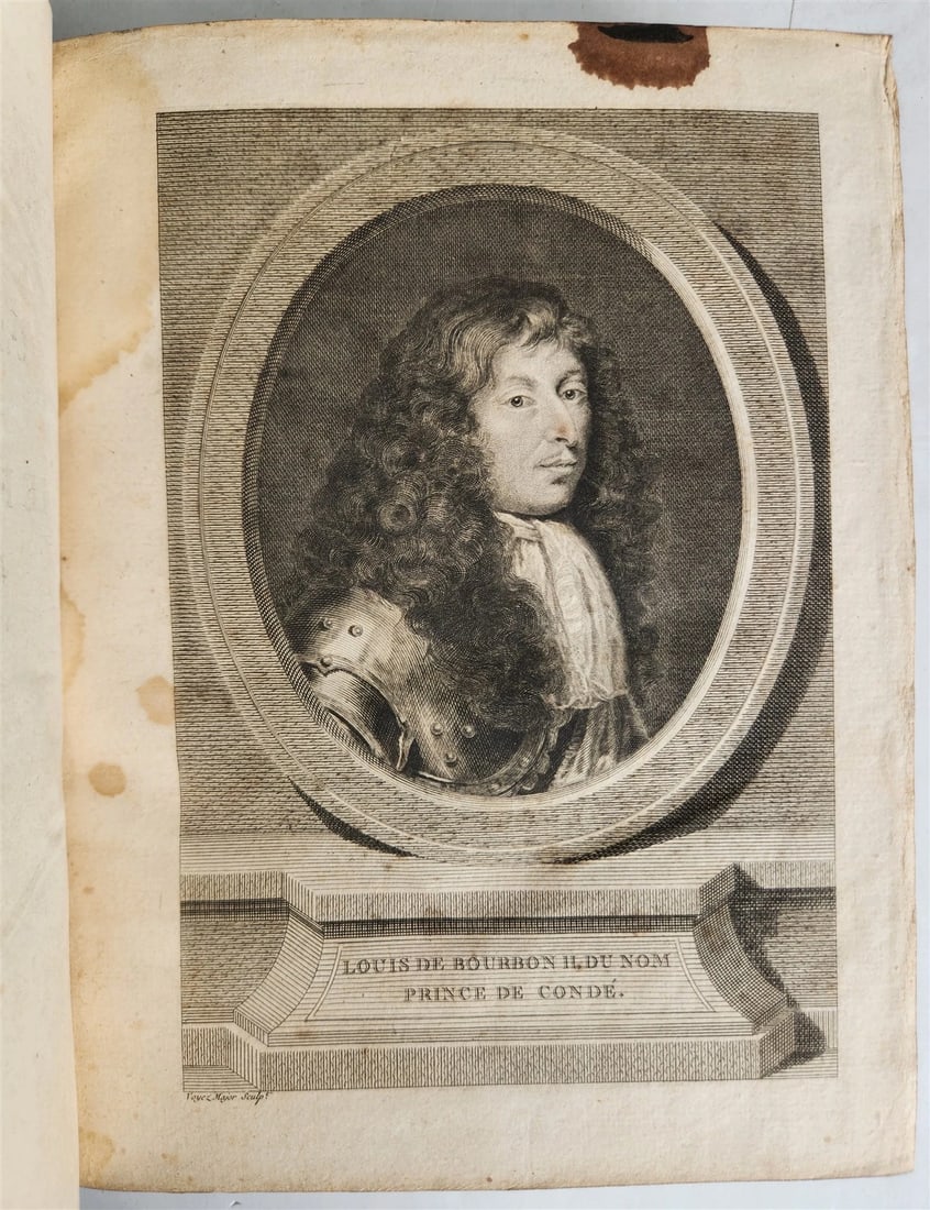 1777 ILLUSTRIOUS FRANCE or FRENCH PLUTARCH antique 3 volumes ILLUSTRATED - 15