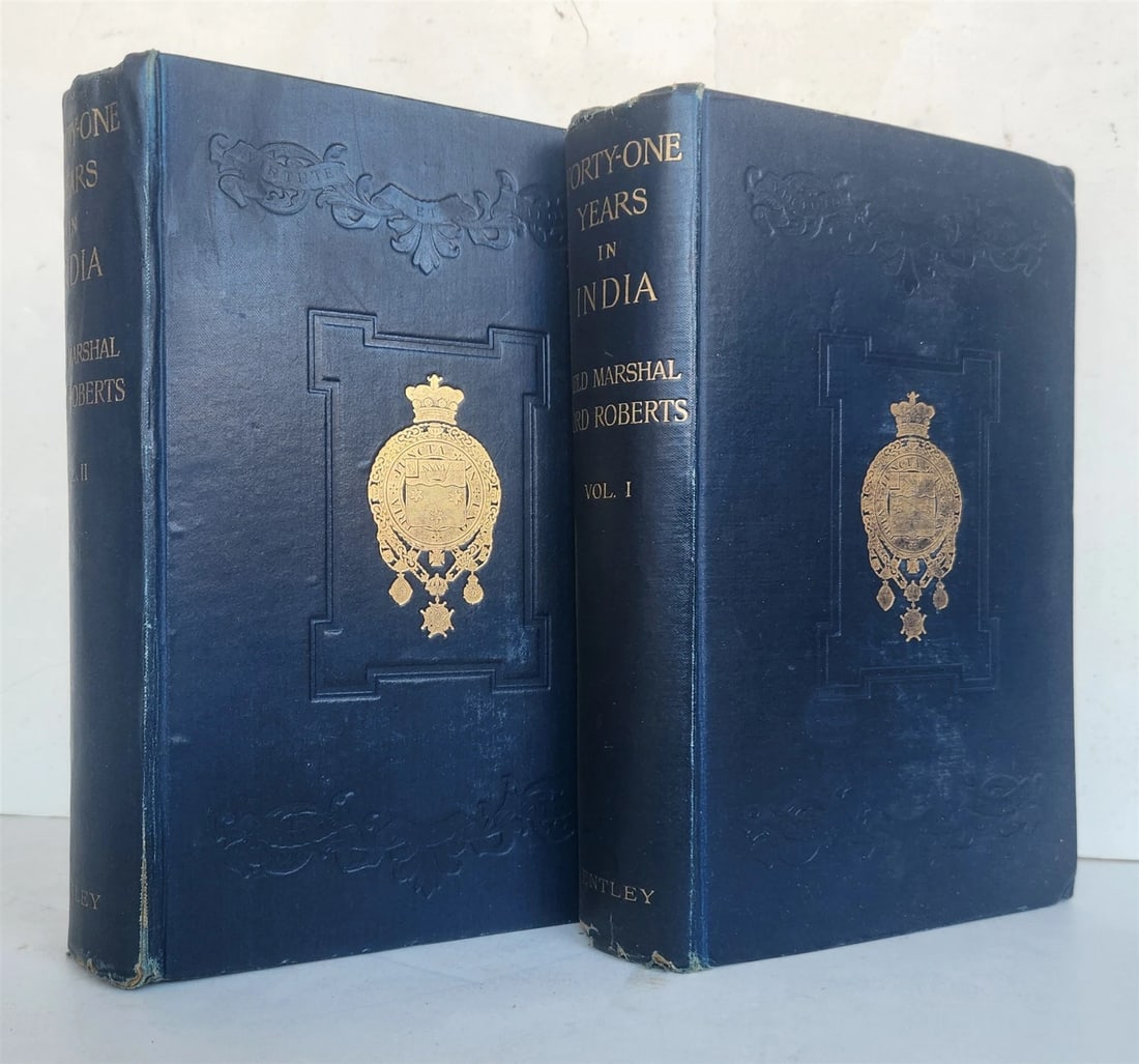 1897 FORTY-ONE YEARS in INDIA by LORD ROBERTS of KANDAHAR 2 vols ILLUSTRATED (1 of 20)