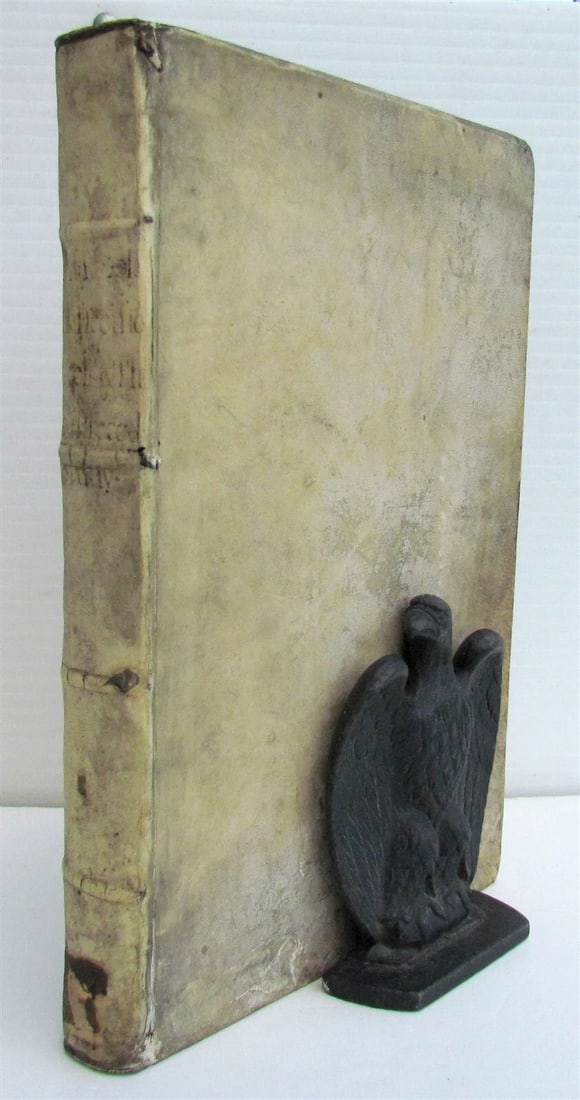 1665 THEOLOGY by Francesco Bordoni antique FOLIO VELLUM BOUND (1 of 7)