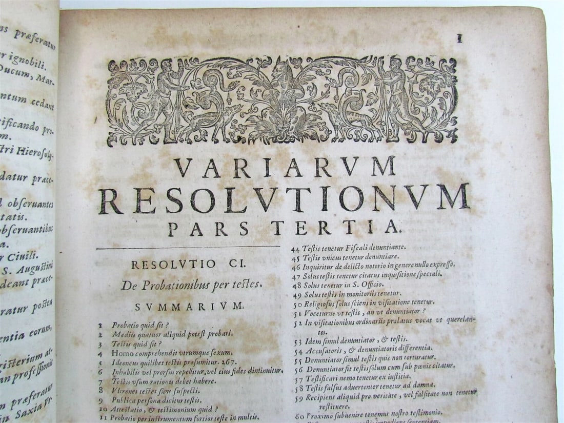 1665 THEOLOGY by Francesco Bordoni antique FOLIO VELLUM BOUND - 4