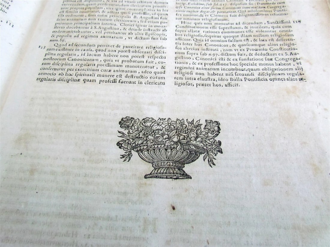 1665 THEOLOGY by Francesco Bordoni antique FOLIO VELLUM BOUND - 5