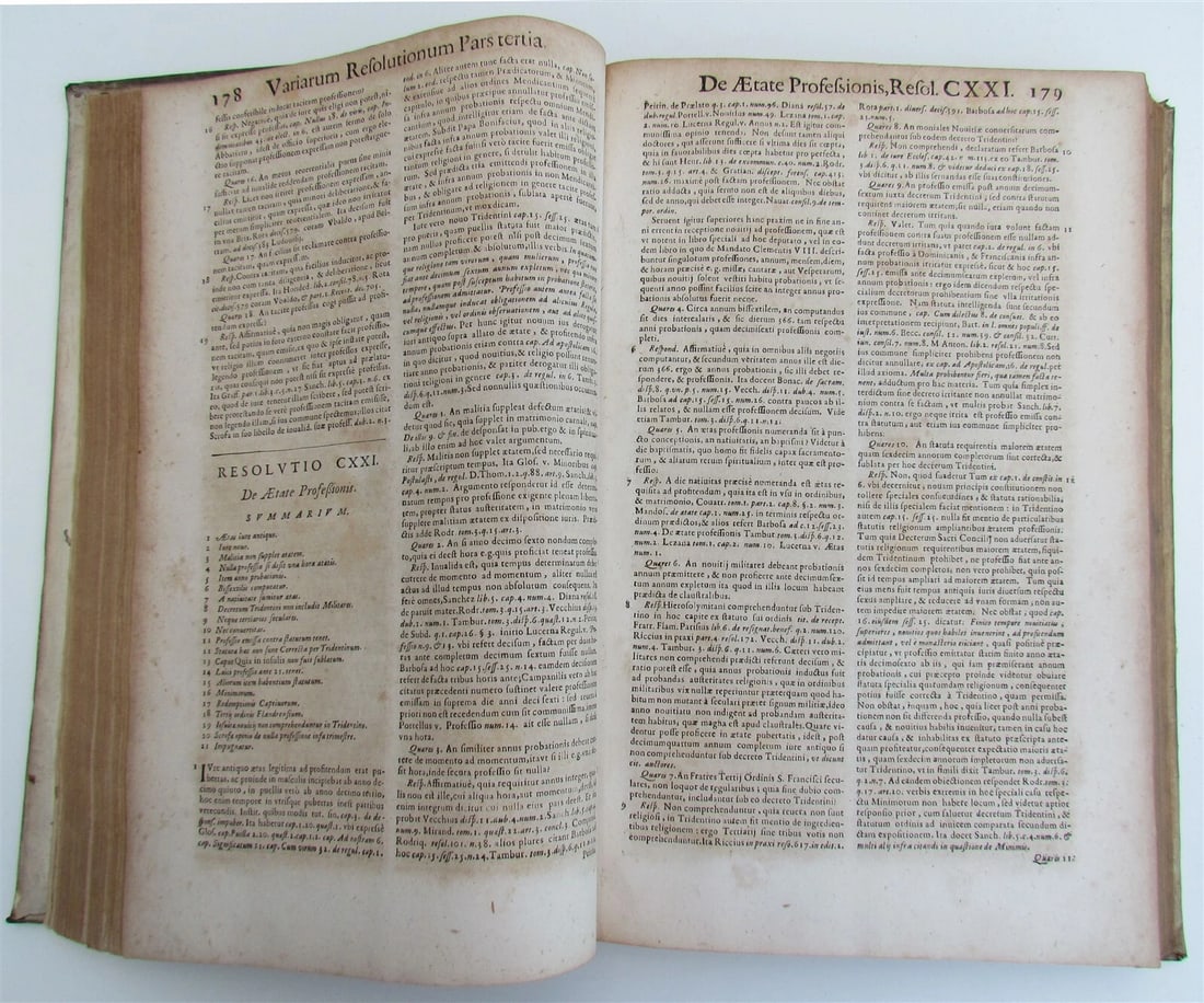 1665 THEOLOGY by Francesco Bordoni antique FOLIO VELLUM BOUND - 7