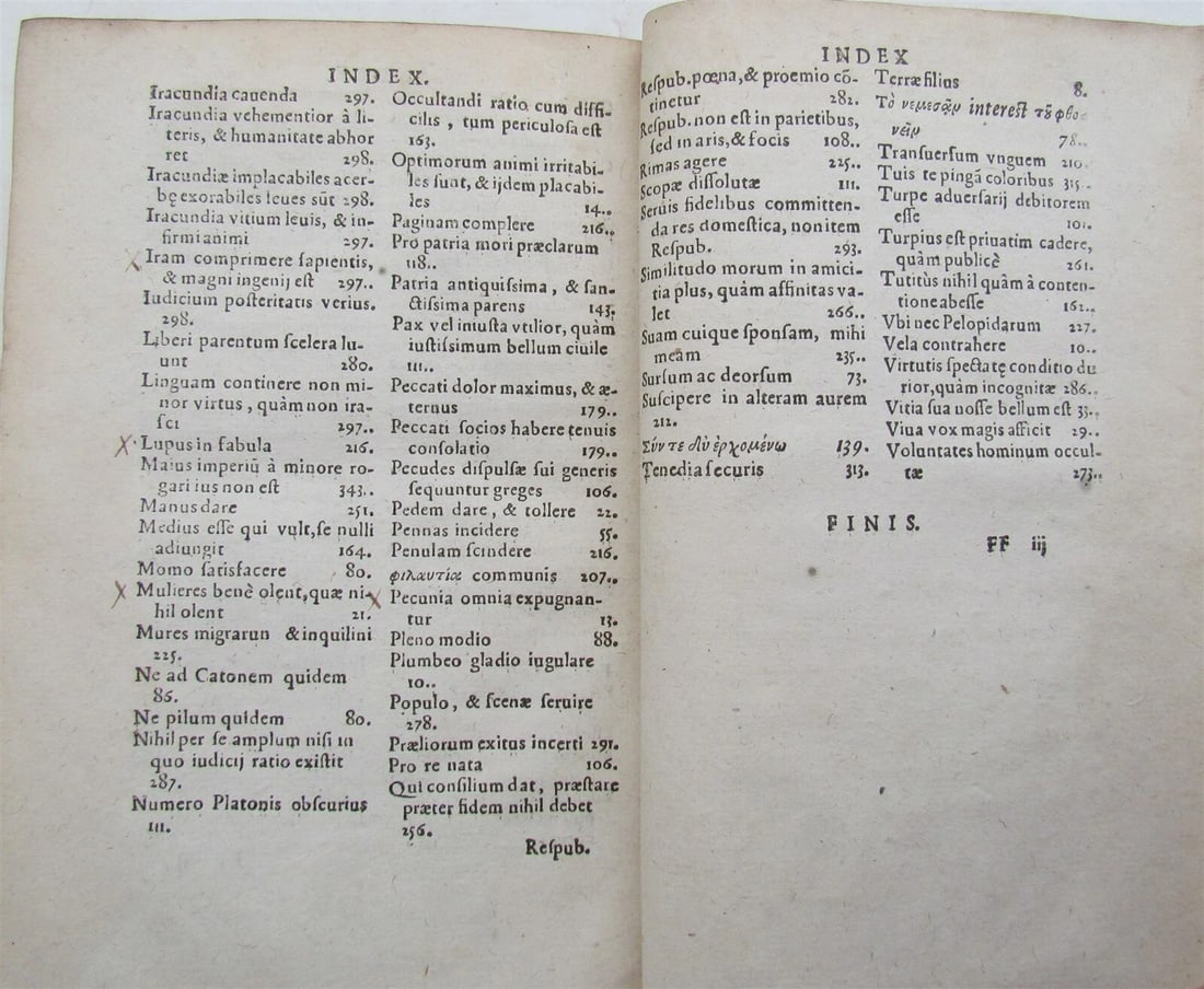 1581 CICERONIS AD ATTICUM 16th CENTURY CICERO - 11