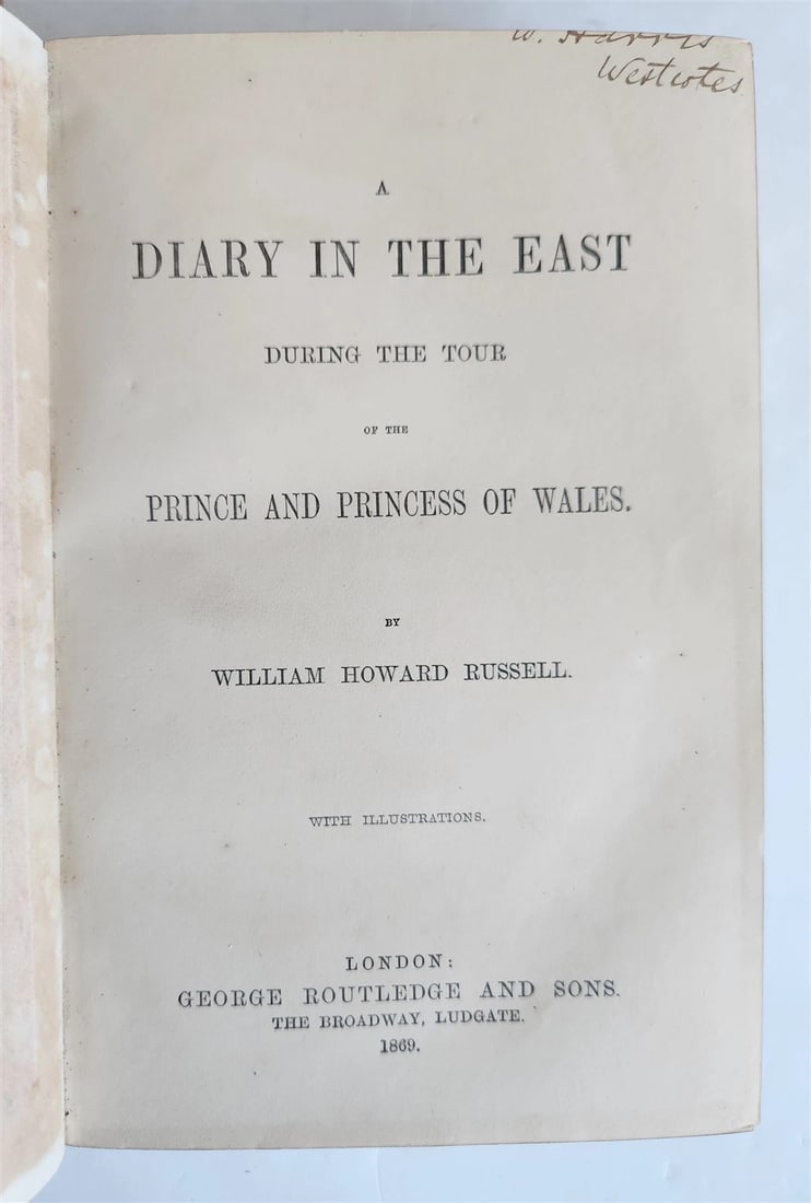 1869 TRAVEL in EGYPT & PALESTINE Prince & Princess of Wales antique ILLUSTRATED - 2