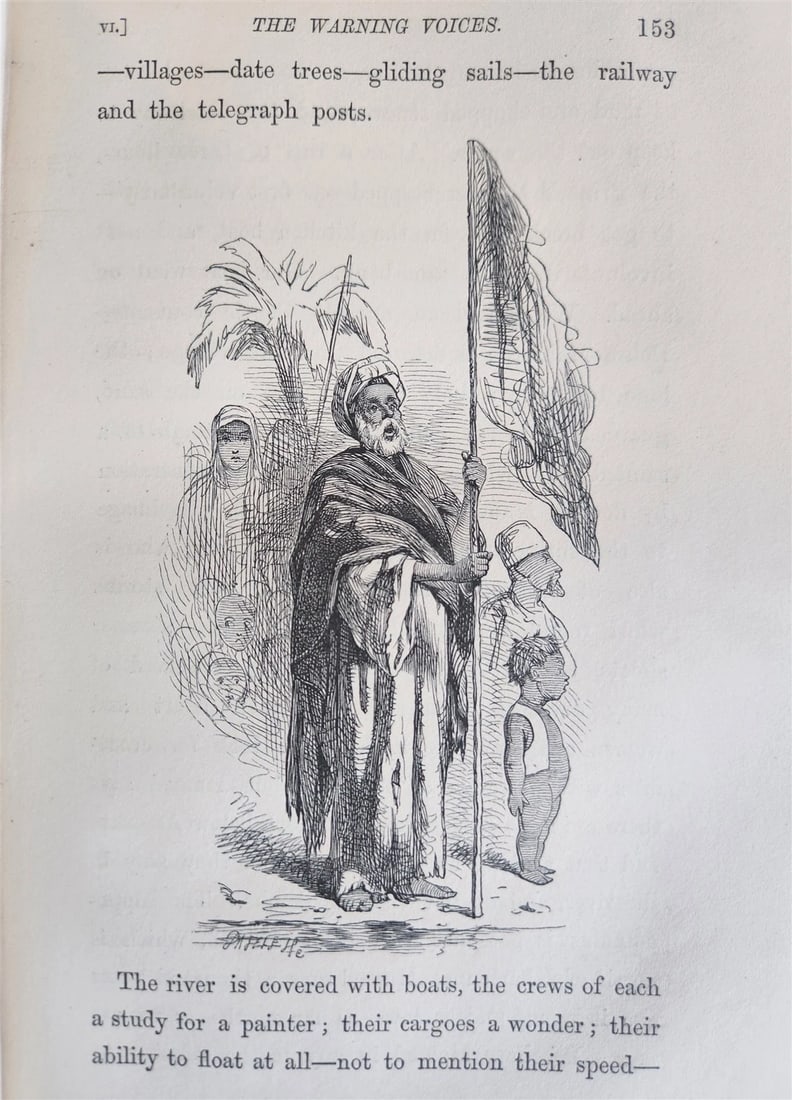 1869 TRAVEL in EGYPT & PALESTINE Prince & Princess of Wales antique ILLUSTRATED - 6