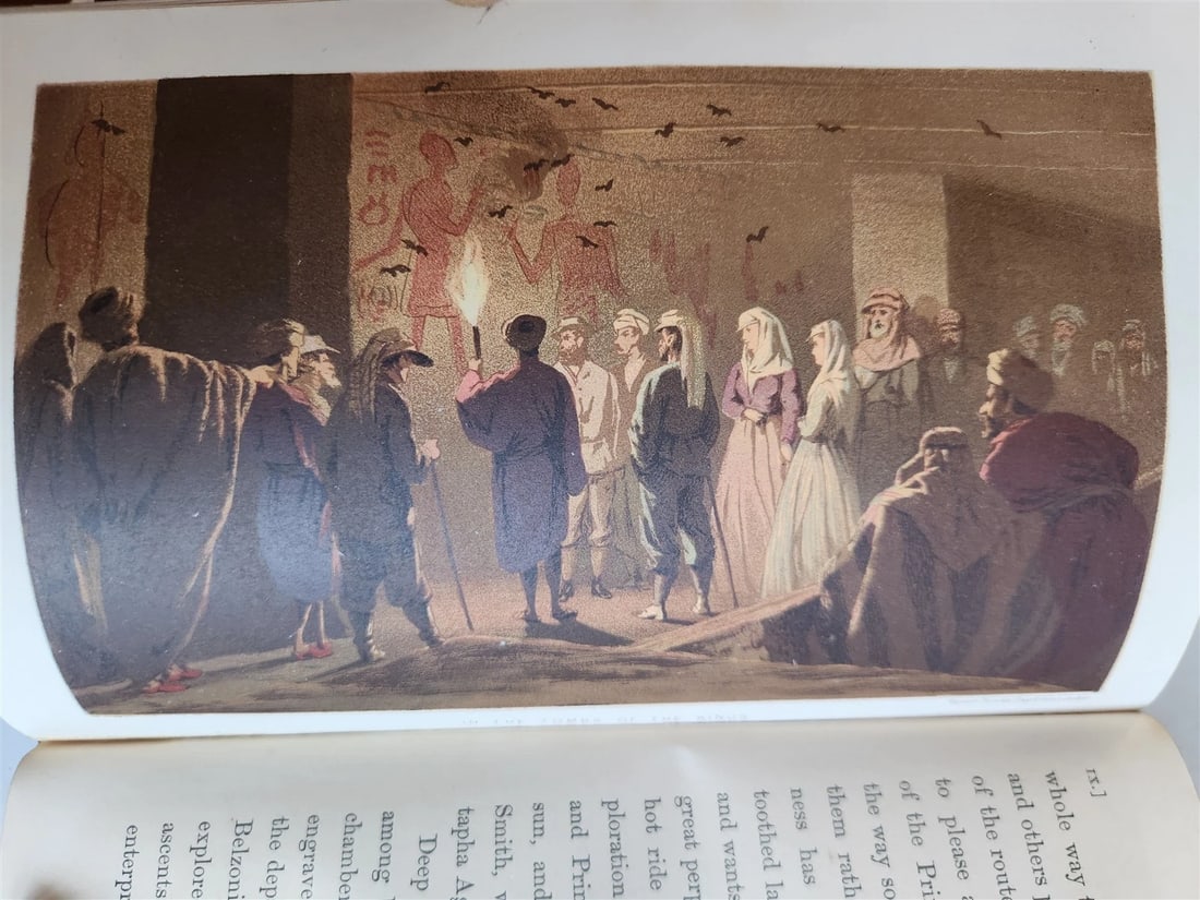 1869 TRAVEL in EGYPT & PALESTINE Prince & Princess of Wales antique ILLUSTRATED - 8