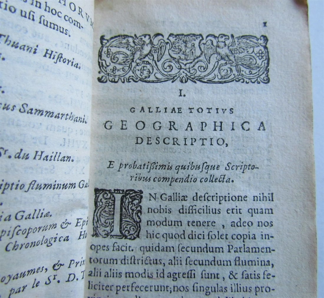 1629 HISTORY OF FRANCE ELZEVIER antique Gallia sive de Francorum Regis Dominiis - 4