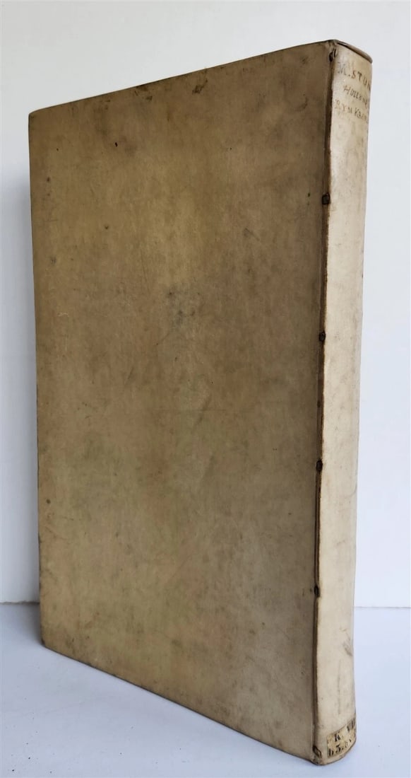 1699 CHRONICLE of COUNTS of HOLLAND antique ILLUSTRATED FOLIO vellum bound - 2