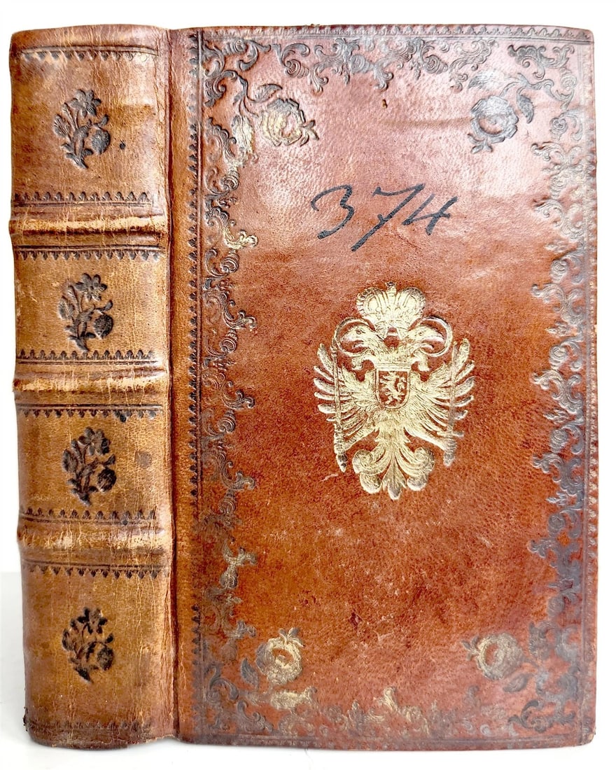 1727 AUSTRIAN IMPERIAL HOUSE PROVENANCE antique Rhetorum liber dramaticus (1 of 8)