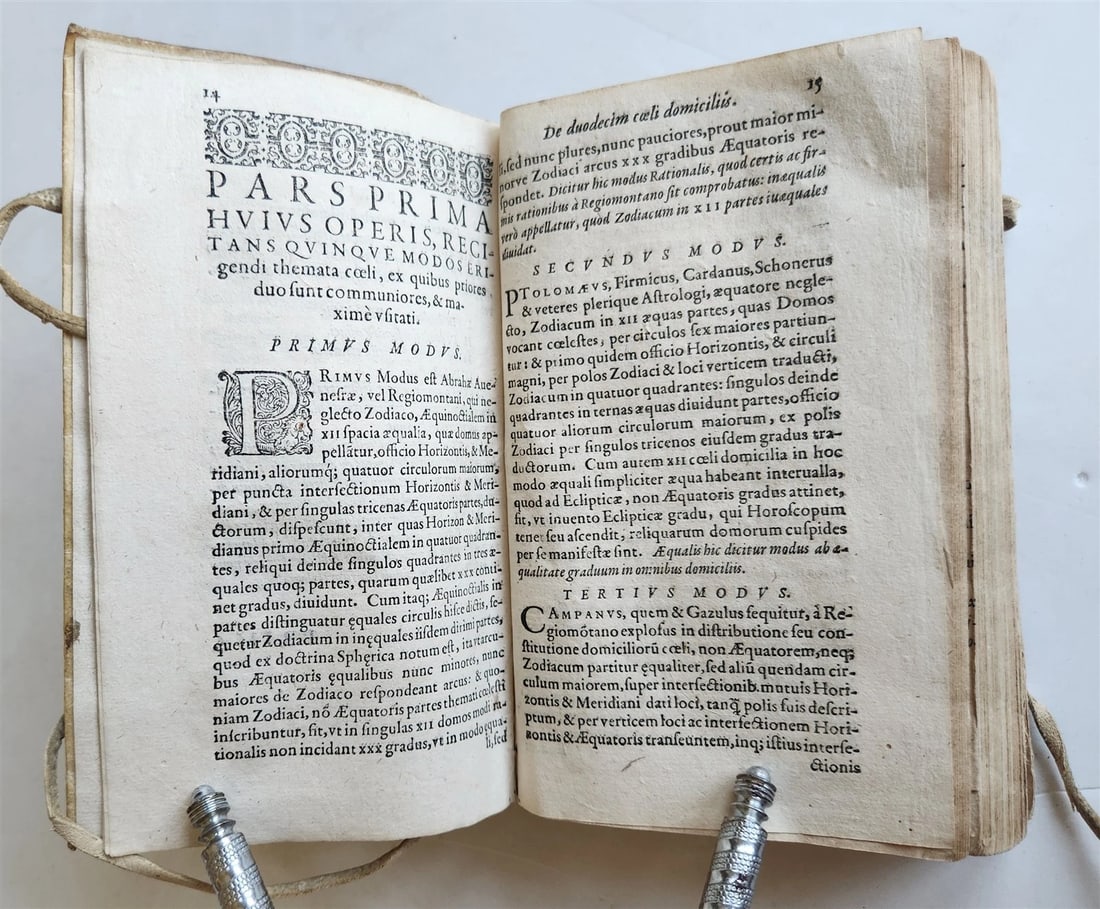 1602 ASTROLOGY TREATISE by Rantzau Henrik antique 17th CENTURY rare - 12