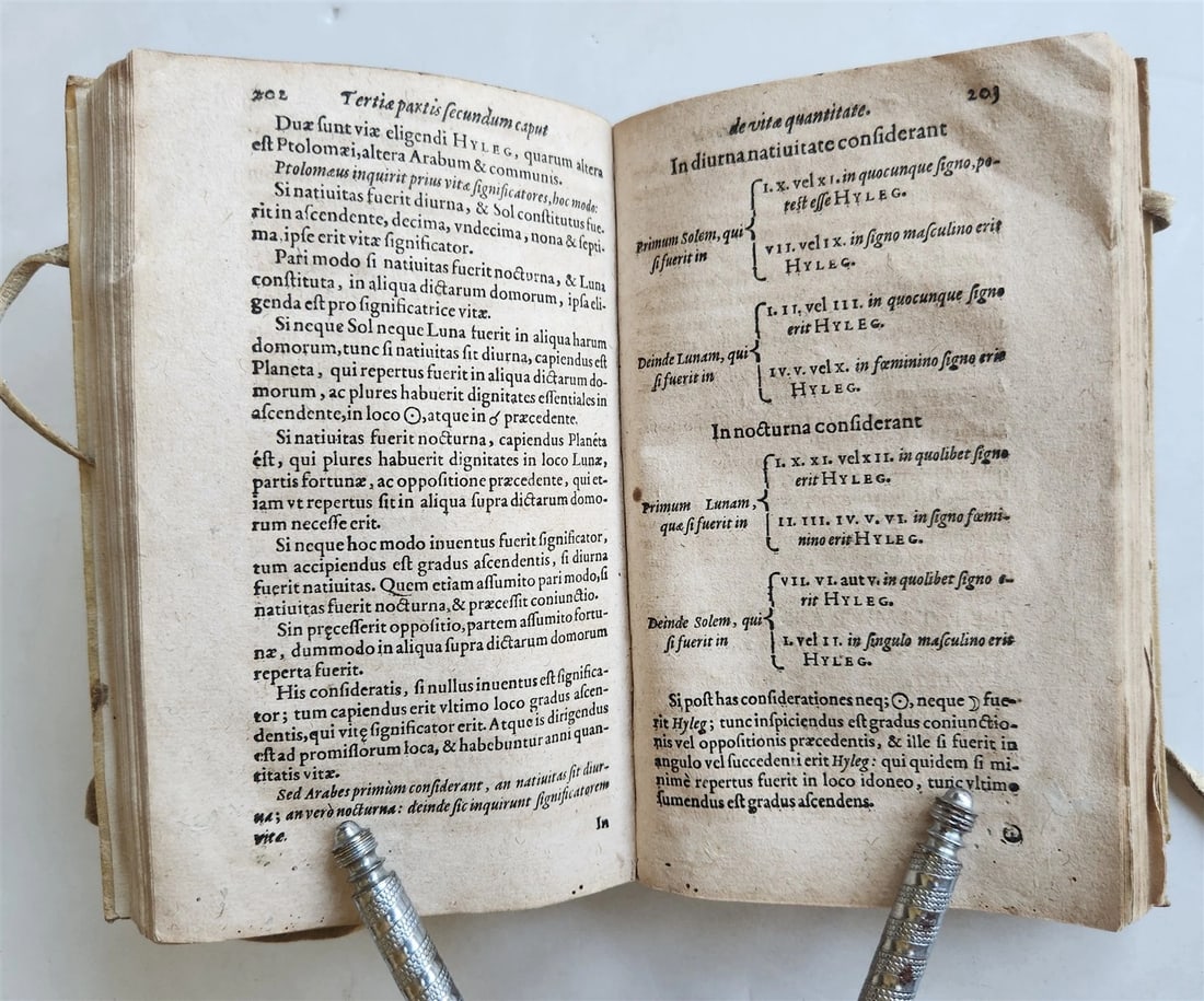 1602 ASTROLOGY TREATISE by Rantzau Henrik antique 17th CENTURY rare - 7