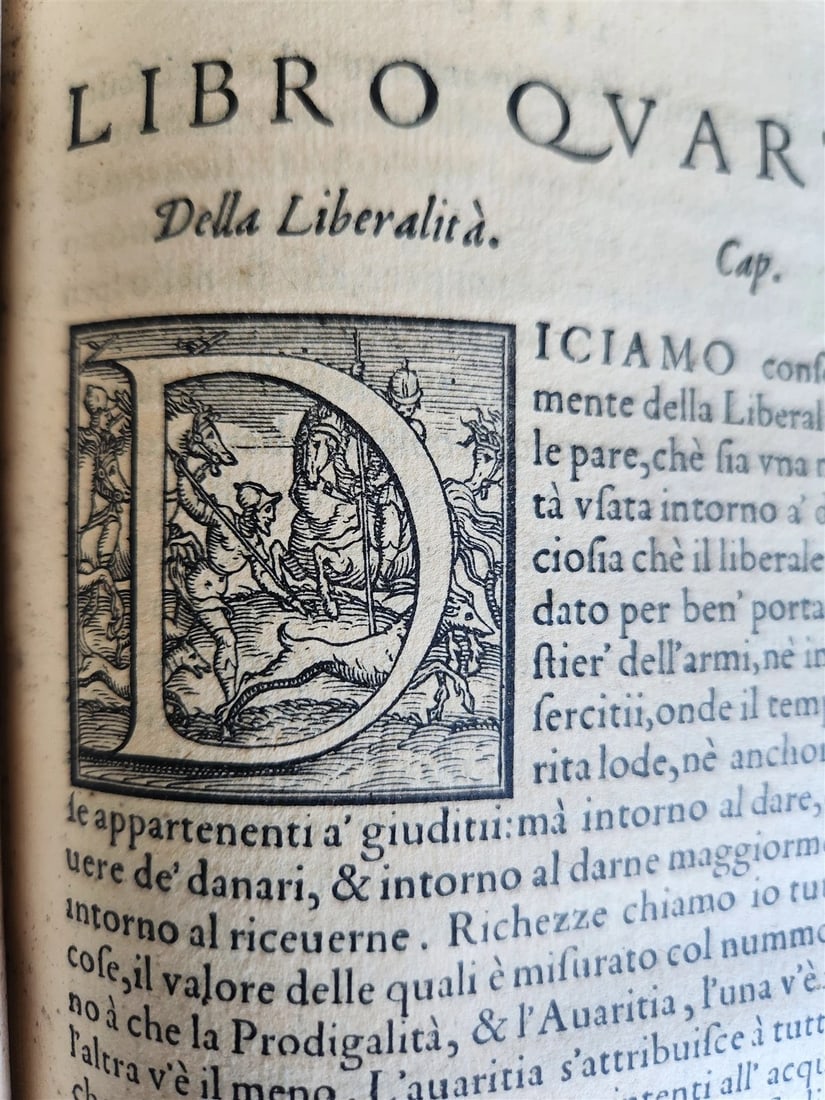1550 ARISTOTLE L'ethica Tradotta in lingua vulgare antique ILLUSTRATED - 15