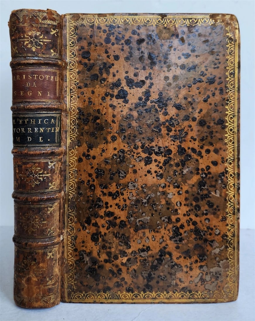 1550 ARISTOTLE L'ethica Tradotta in lingua vulgare antique ILLUSTRATED - 2