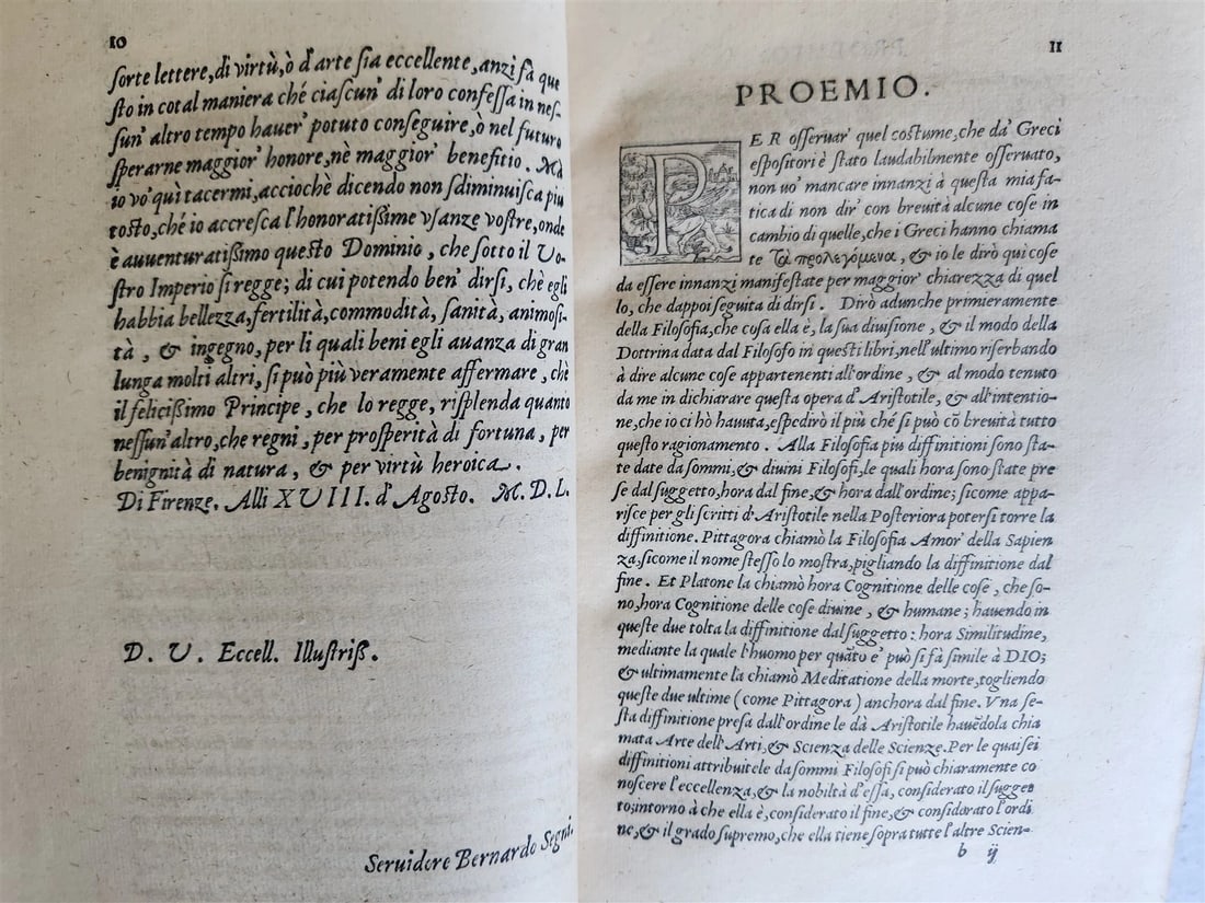1550 ARISTOTLE L'ethica Tradotta in lingua vulgare antique ILLUSTRATED - 4