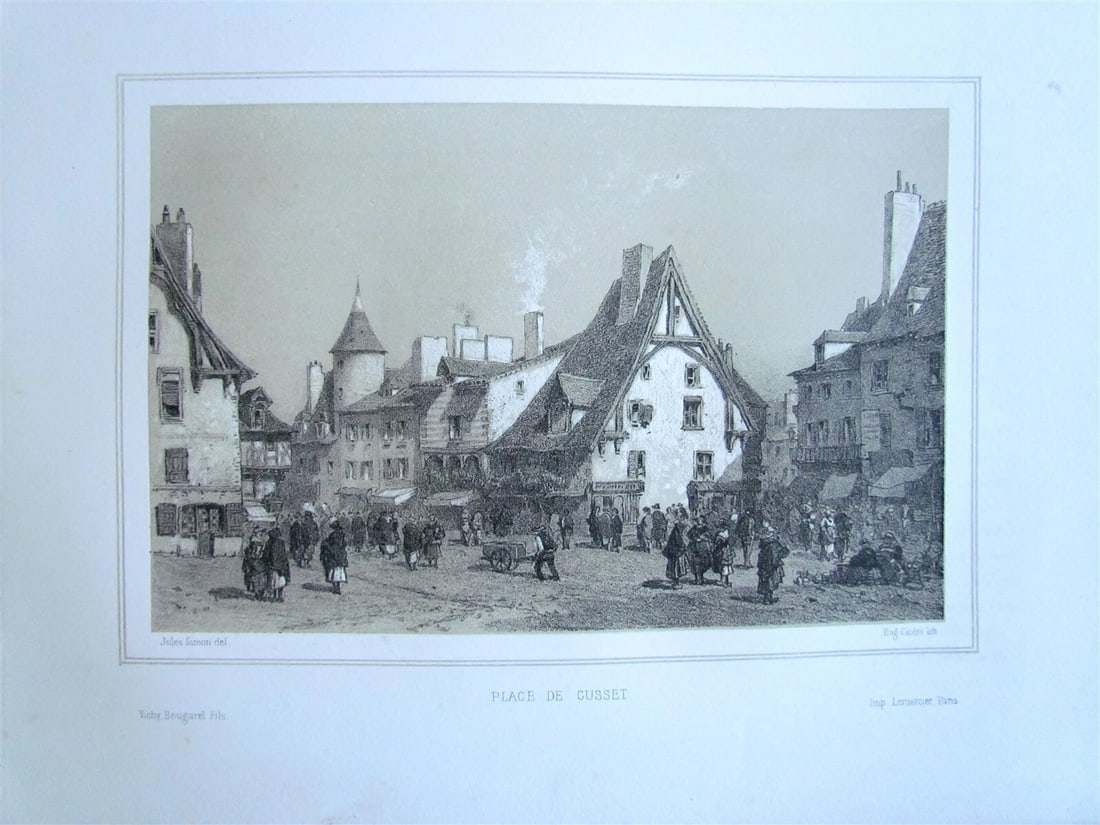 1890s PICTURESQUE VICHY FRANCE ILLUSTRATED album-livre pittoresque antique - 11