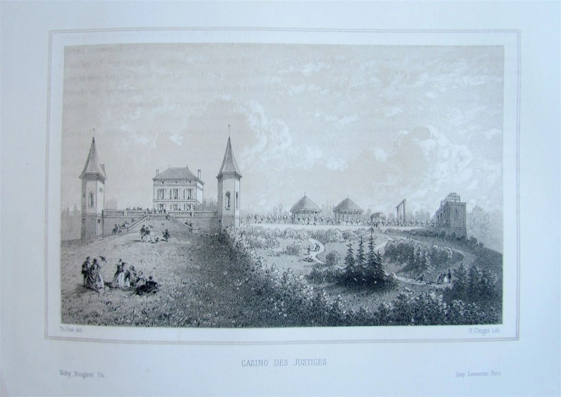 1890s PICTURESQUE VICHY FRANCE ILLUSTRATED album-livre pittoresque antique - 12