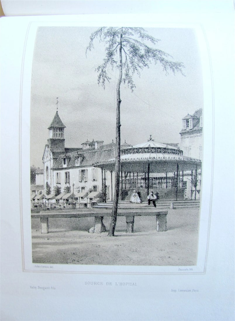 1890s PICTURESQUE VICHY FRANCE ILLUSTRATED album-livre pittoresque antique - 5