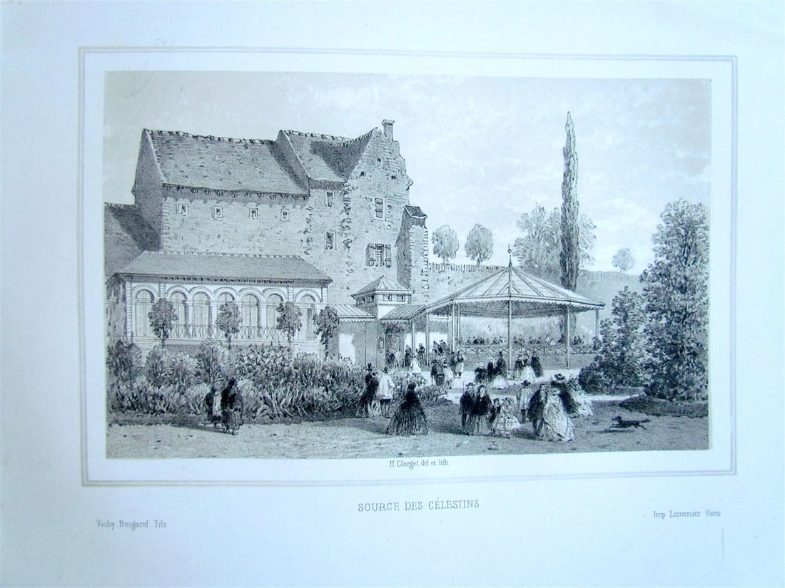 1890s PICTURESQUE VICHY FRANCE ILLUSTRATED album-livre pittoresque antique - 8