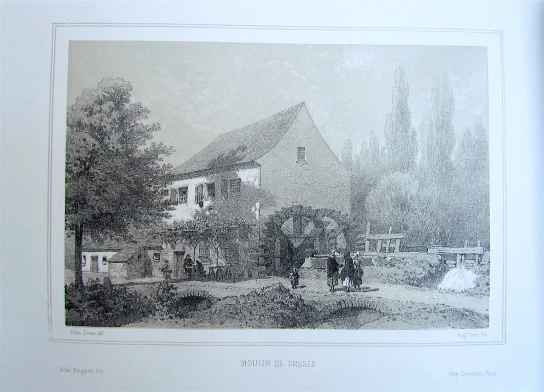 1890s PICTURESQUE VICHY FRANCE ILLUSTRATED album-livre pittoresque antique - 9