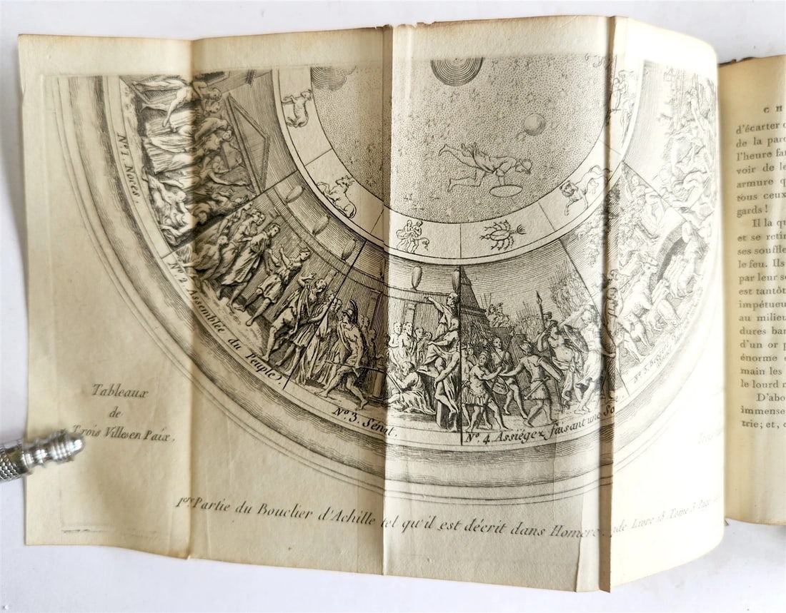 1787 HOMER ILLIAD & ODYSSEY ILLUSTRATED antique FERDINAND ZEPPELIN PROVENANCE - 16