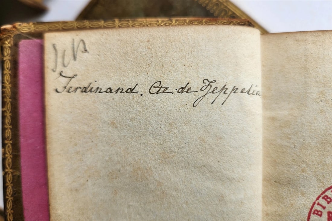 1787 HOMER ILLIAD & ODYSSEY ILLUSTRATED antique FERDINAND ZEPPELIN PROVENANCE - 4