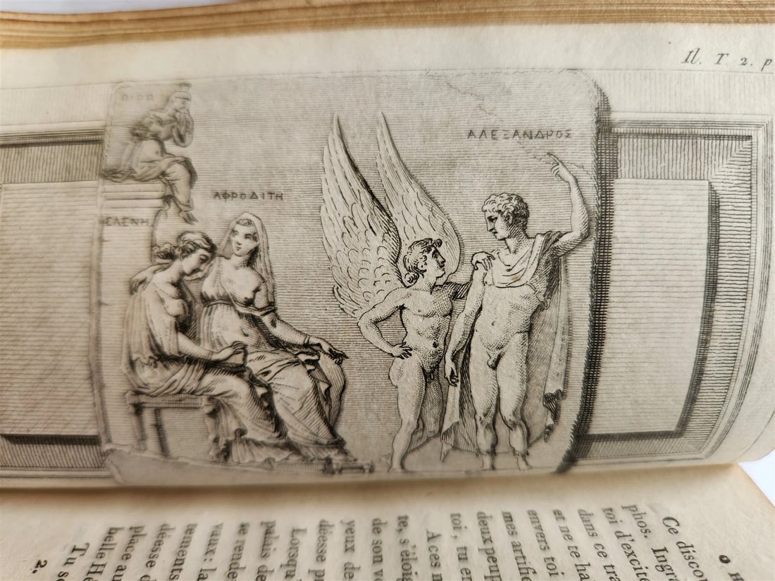 1787 HOMER ILLIAD & ODYSSEY ILLUSTRATED antique FERDINAND ZEPPELIN PROVENANCE - 7