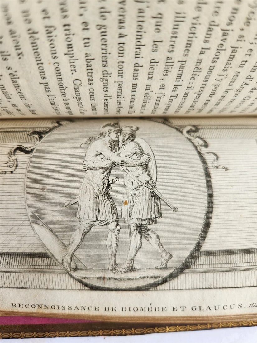 1787 HOMER ILLIAD & ODYSSEY ILLUSTRATED antique FERDINAND ZEPPELIN PROVENANCE - 8
