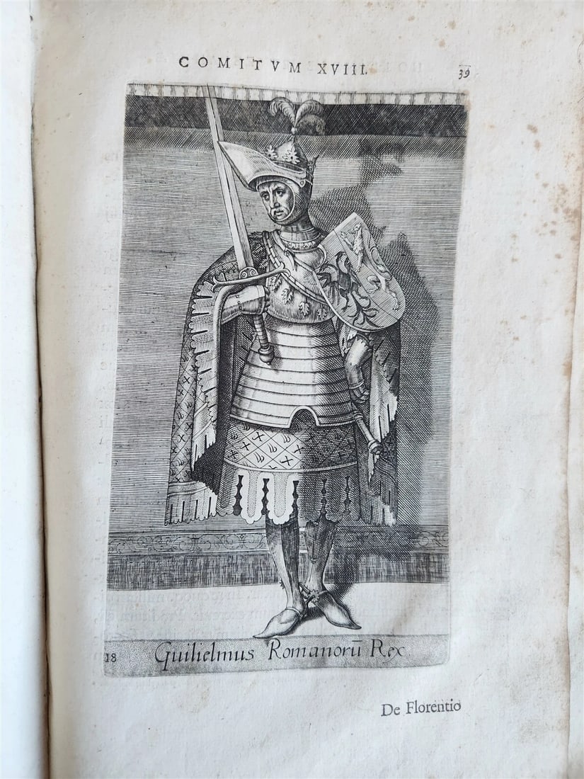 1584 HISTORY of HOLLAND antique ILLUSTRATED vellum bound Netherlands 16th CENT. - 20