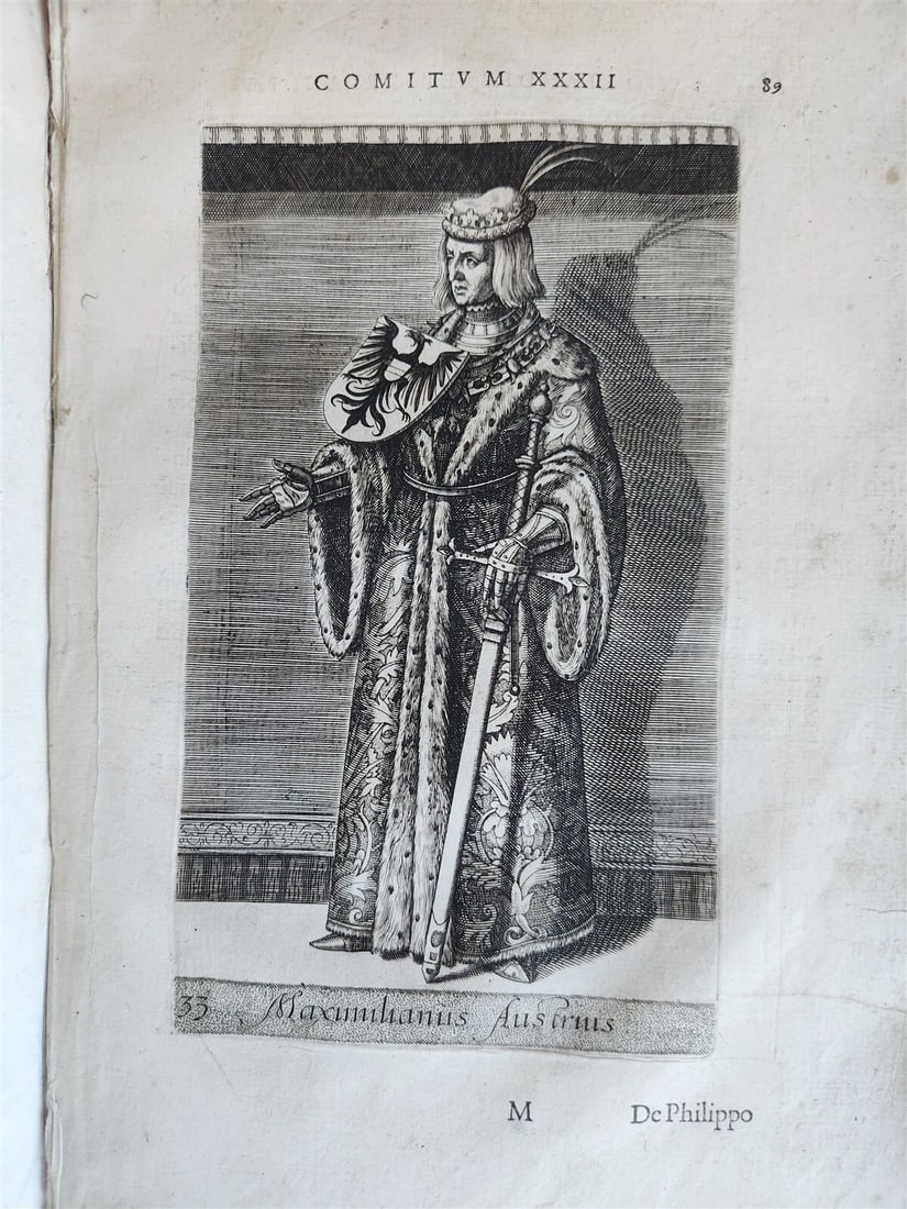 1584 HISTORY of HOLLAND antique ILLUSTRATED vellum bound Netherlands 16th CENT. - 2