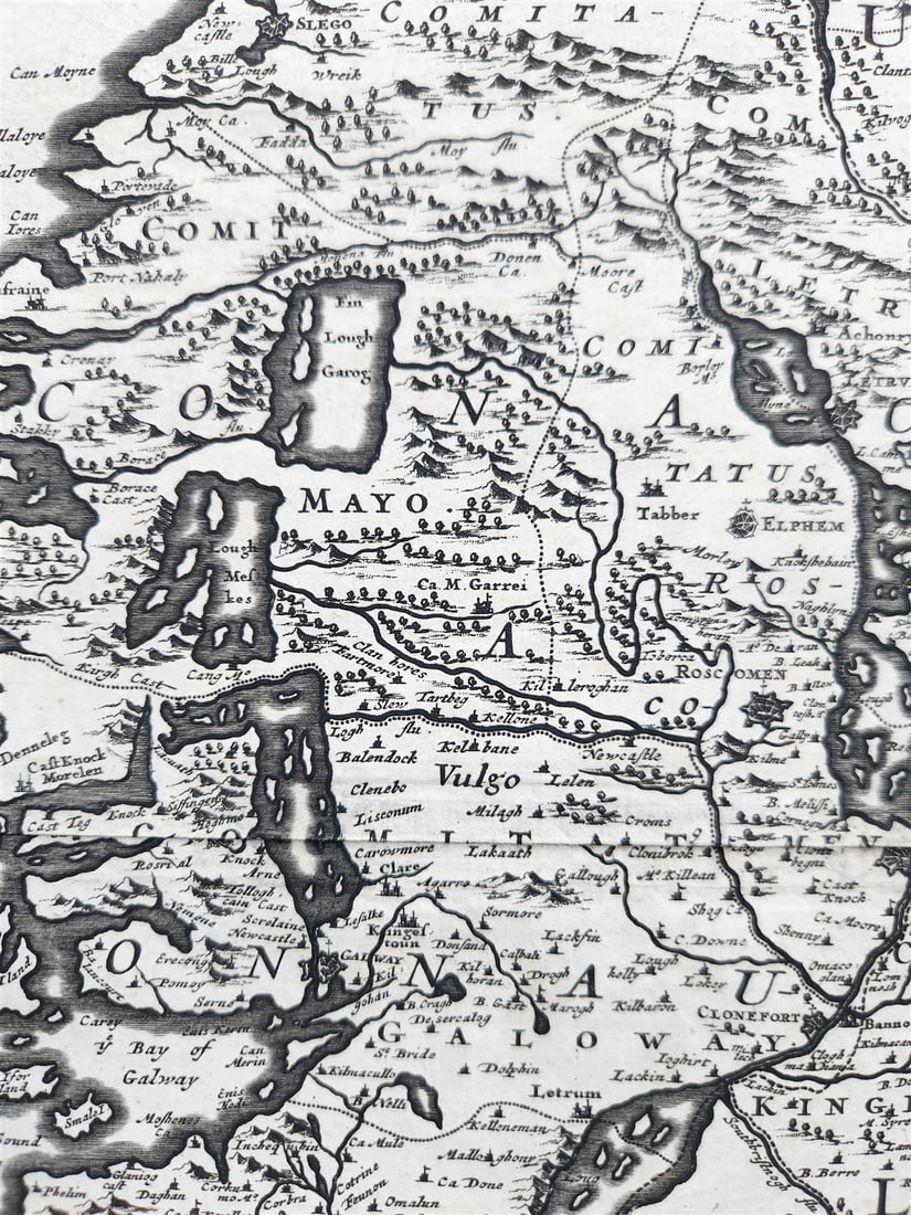 1682 antique MAP of IRELAND FREDERICK DE WIT antique AUTHENTIC REGNUM HIBERNIA - 5