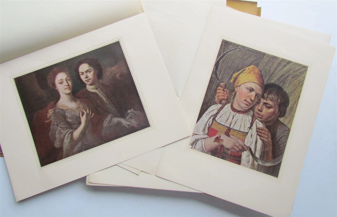 1939 RUSSIAN STATE MUSEUM ART ILLUSTRATED PLATES FOLDER - 5