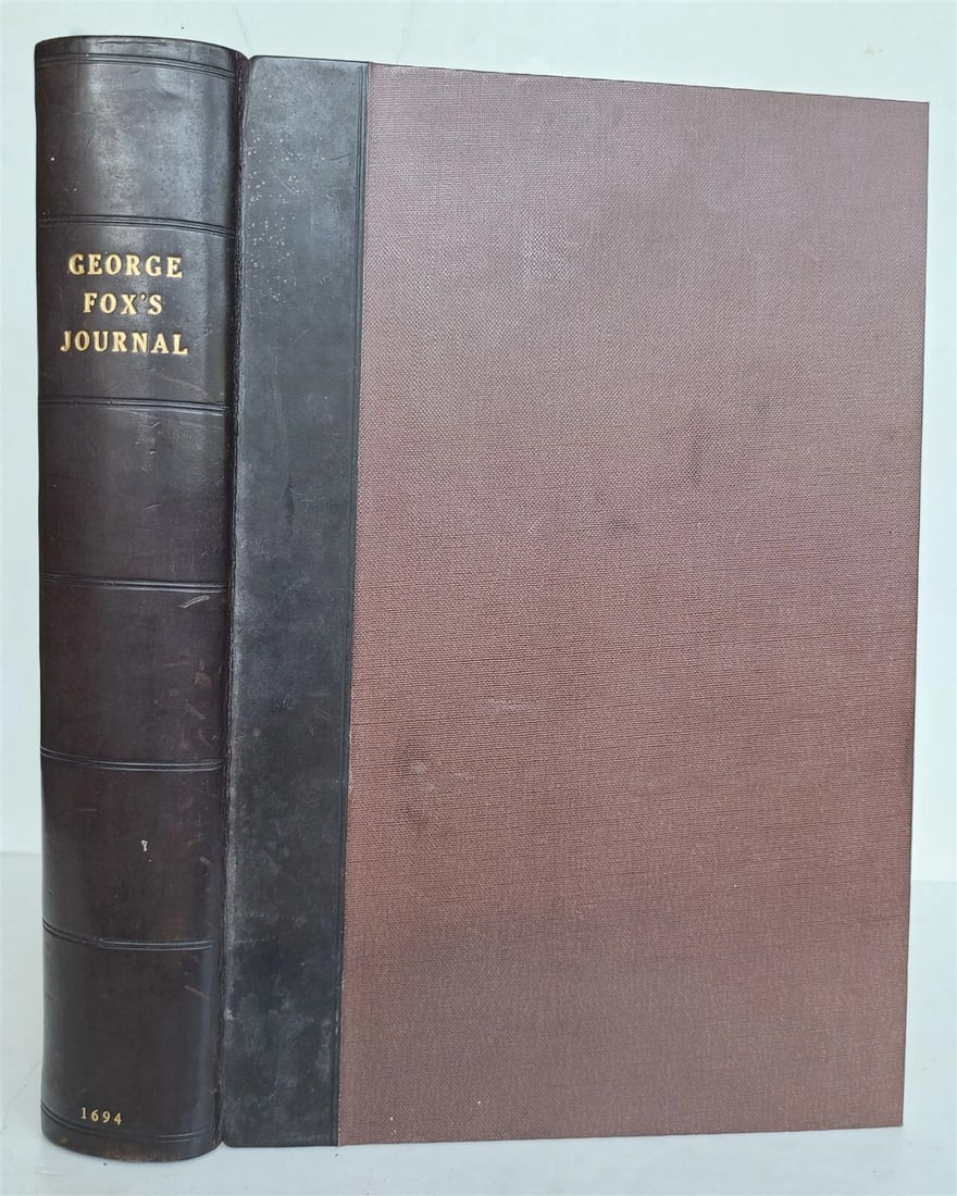 1694 George Fox's Journal antique FOLIO Account of Life Travels Sufferings - 2