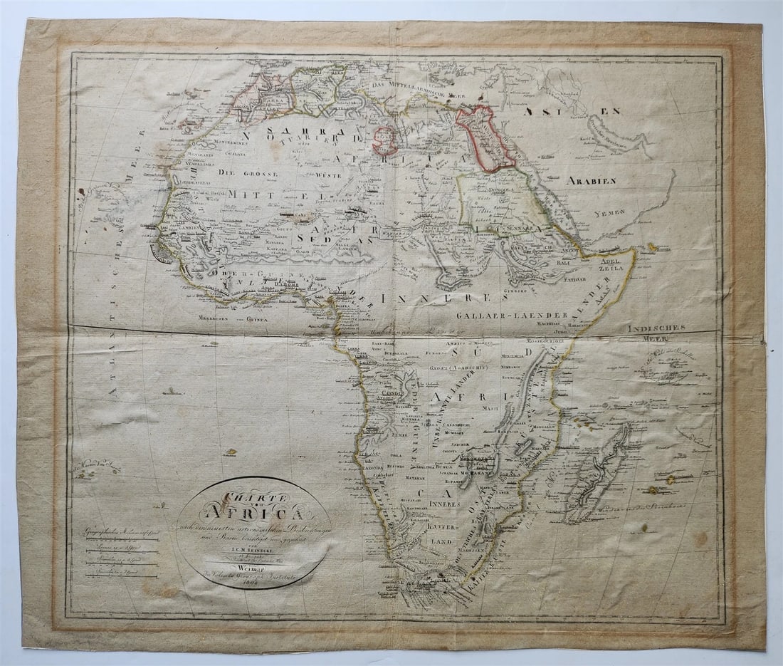 1804 MAP of AFRICA antique (1 of 7)