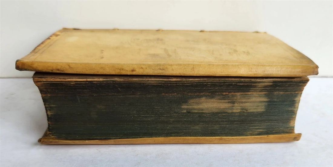 1592 PHILLIP MELANCHTHON BIOGRAPHY antique VELLUM BINDING 16th CENTURY - 5