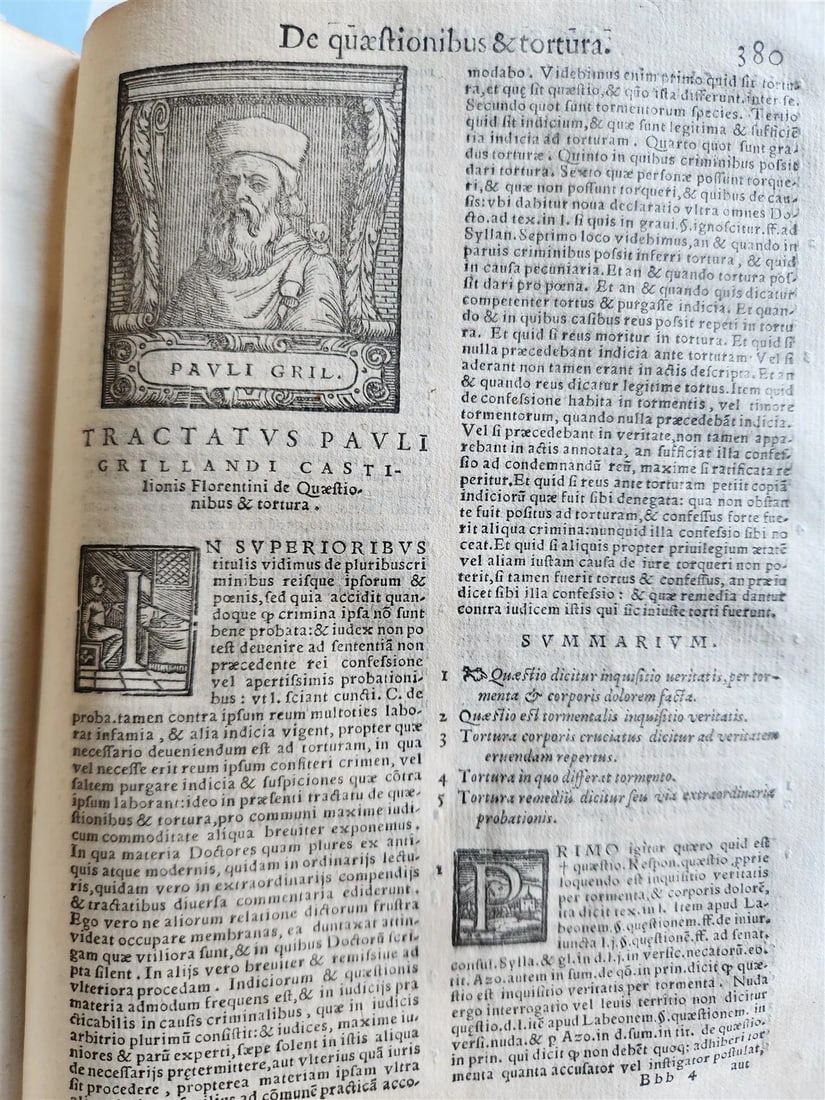 1563 ILLUSTRATED LAW BOOK by Giovanni Ziletti antique Vellum binding 16th CENT. - 11
