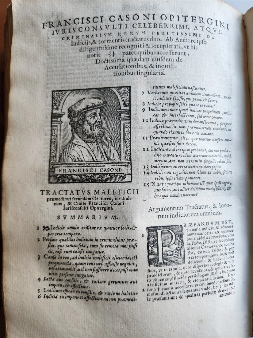 1563 ILLUSTRATED LAW BOOK by Giovanni Ziletti antique Vellum binding 16th CENT. - 14
