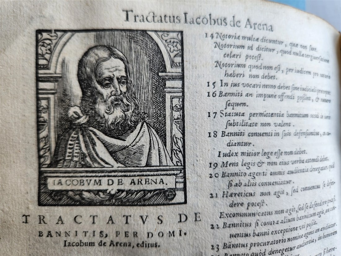 1563 ILLUSTRATED LAW BOOK by Giovanni Ziletti antique Vellum binding 16th CENT. - 18
