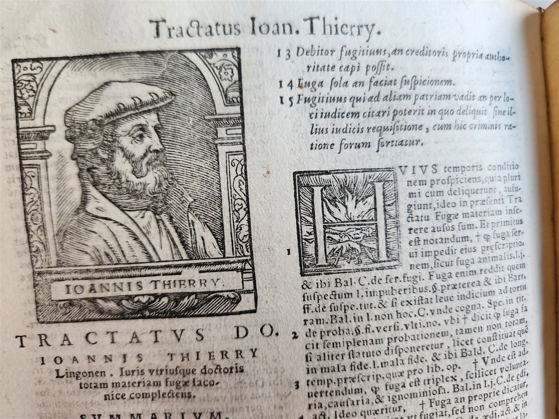 1563 ILLUSTRATED LAW BOOK by Giovanni Ziletti antique Vellum binding 16th CENT. - 19