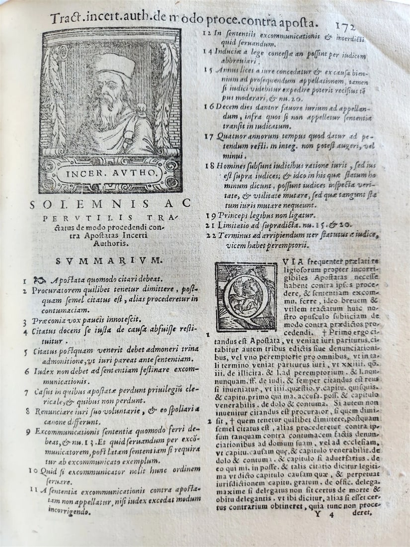 1563 ILLUSTRATED LAW BOOK by Giovanni Ziletti antique Vellum binding 16th CENT. - 20