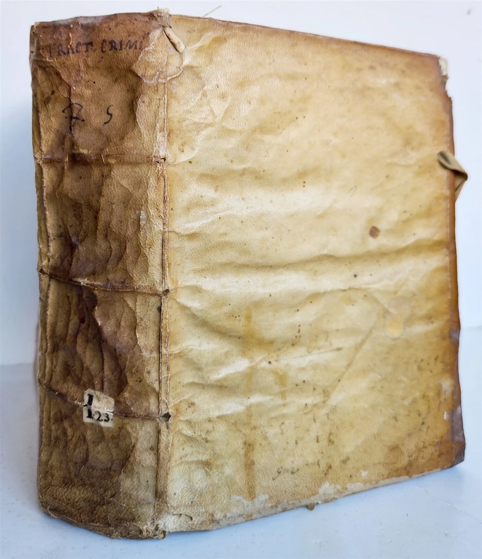 1563 ILLUSTRATED LAW BOOK by Giovanni Ziletti antique Vellum binding 16th CENT. - 3